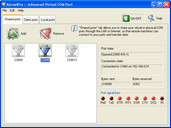 Virtual COM port